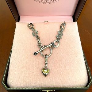 Juicy Couture Silver Necklace NWOT 16”